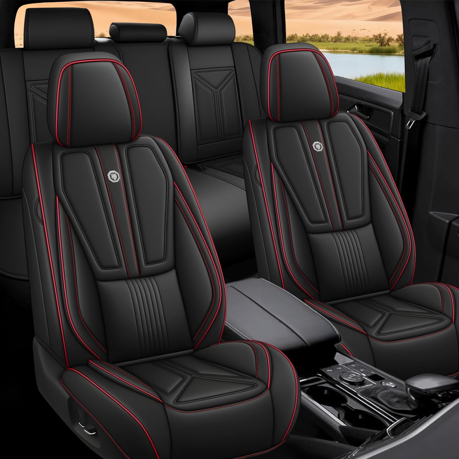 Car Seat Covers for Chevy Blazer 2019-2025 Premium Car Seat Protectors Waterproof Non-Slip Seat Cushion Luxury Automotive Interior
