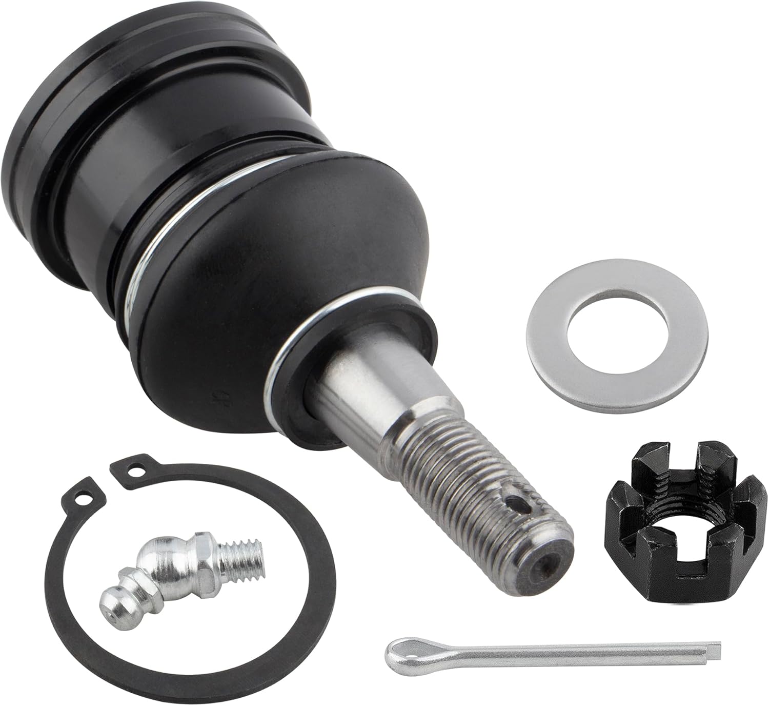 BOXI K7399 ES3537 2x Front Outer Tie Rod End Links + 2x Lower Ball Joints Fit for Dodge Grand Caravan 2001-2004 / for Chrysler Voyager Town & Country 2001-2004 (Set of 4)