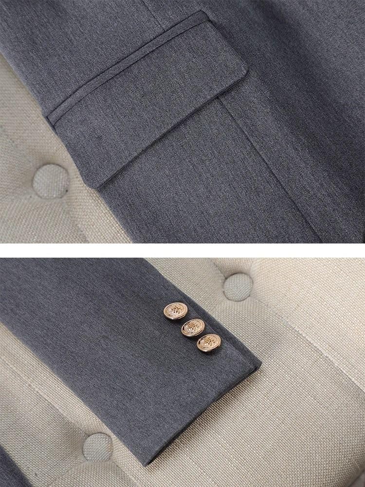 GUOYUXIAO Giacca Formal Slim, Cappotto Professionale per Outerwear Business