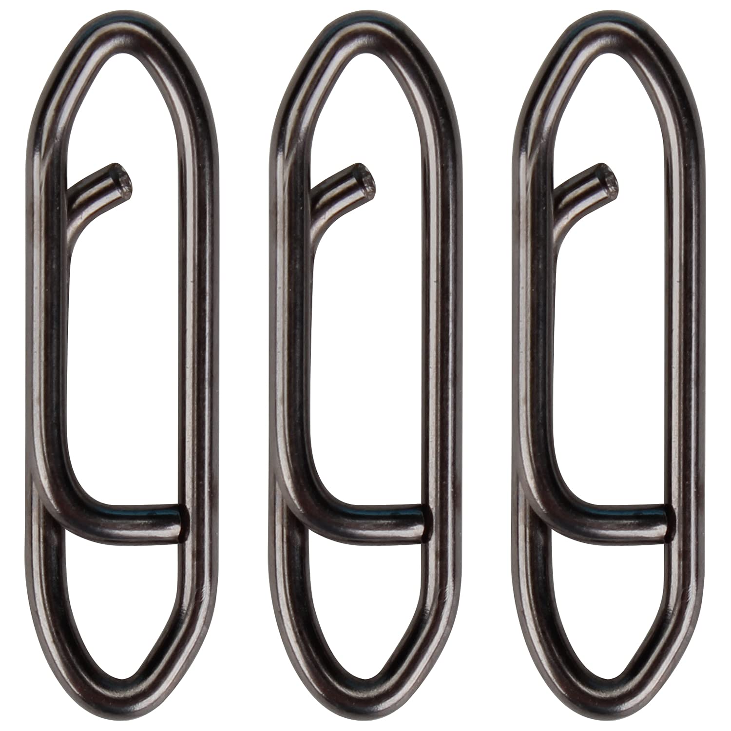 Faveten Fishing Tackle, Power Clips, Fly Fishing Accessories Speed Connector Stainless Steel Quick Change Lures for Fishing Line Leader Baits Hooks