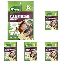 Vista 1 de Knorr Mezcla de salsa para deliciosas comidas fáciles y guarniciones, salsa marrón clásica sin sabores artificiales, sin MSG añadido 1.2 oz