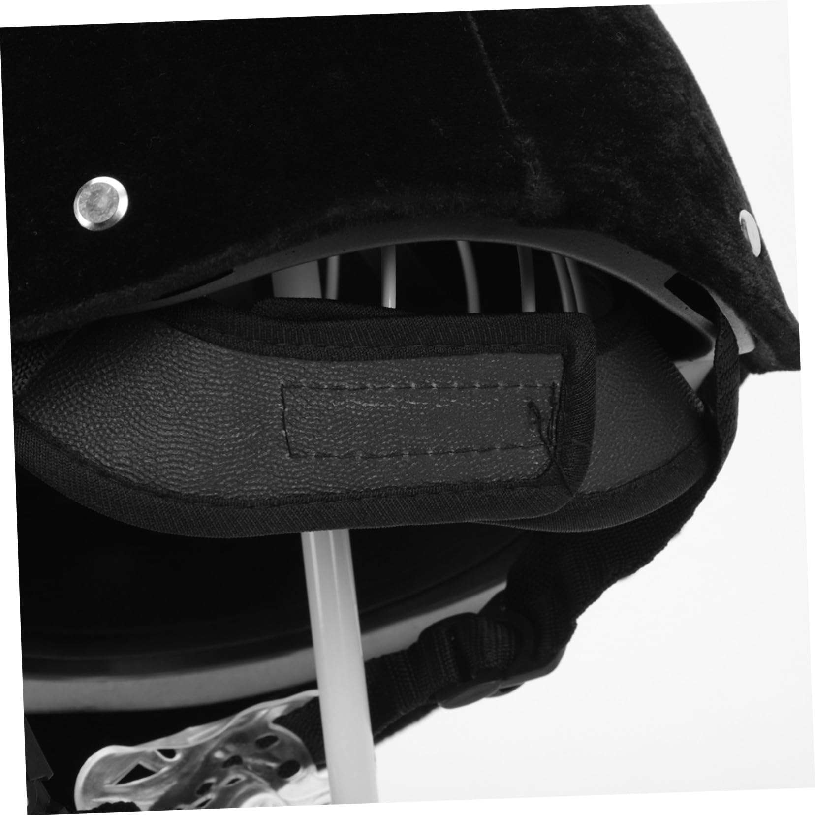Casco Nero in Polipropilene Ragazzi da Equitazione