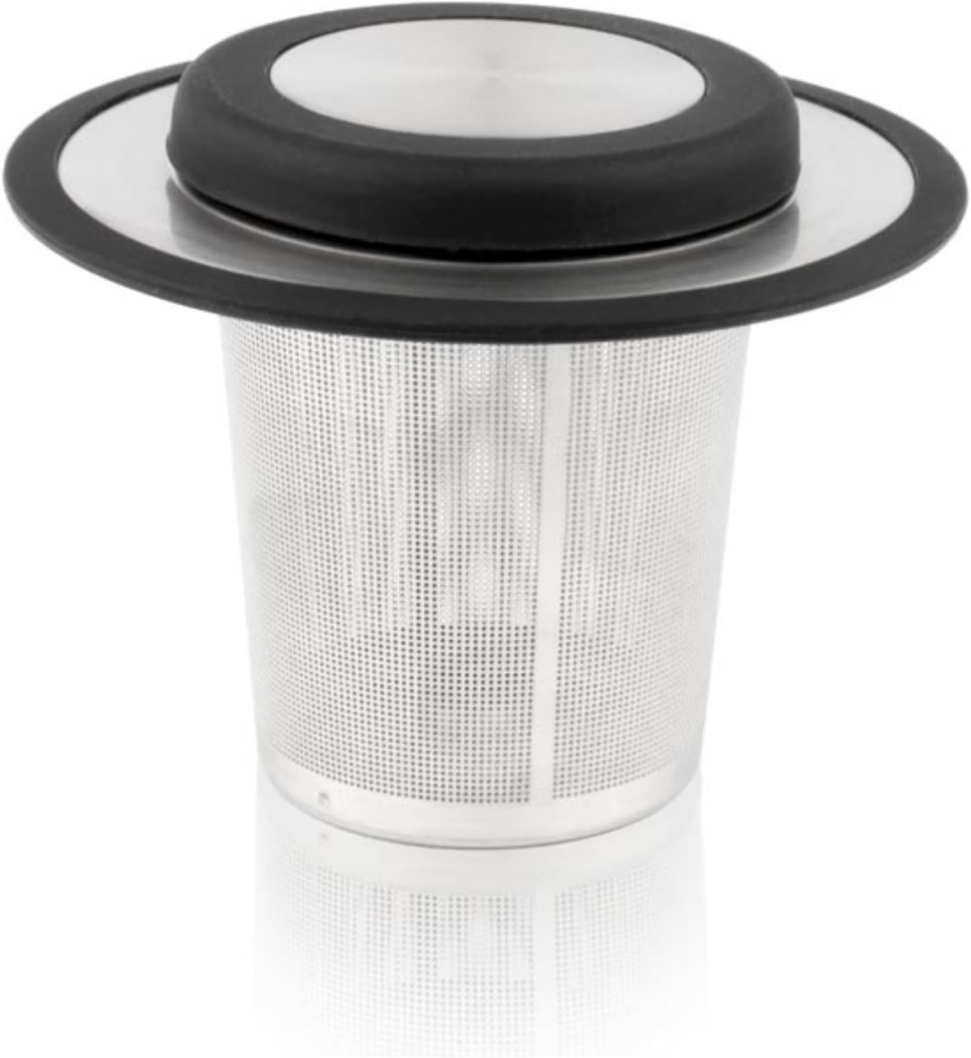 Tea Filter whiteh Coaster, Stainless Steel, Silver, 118.8 cm