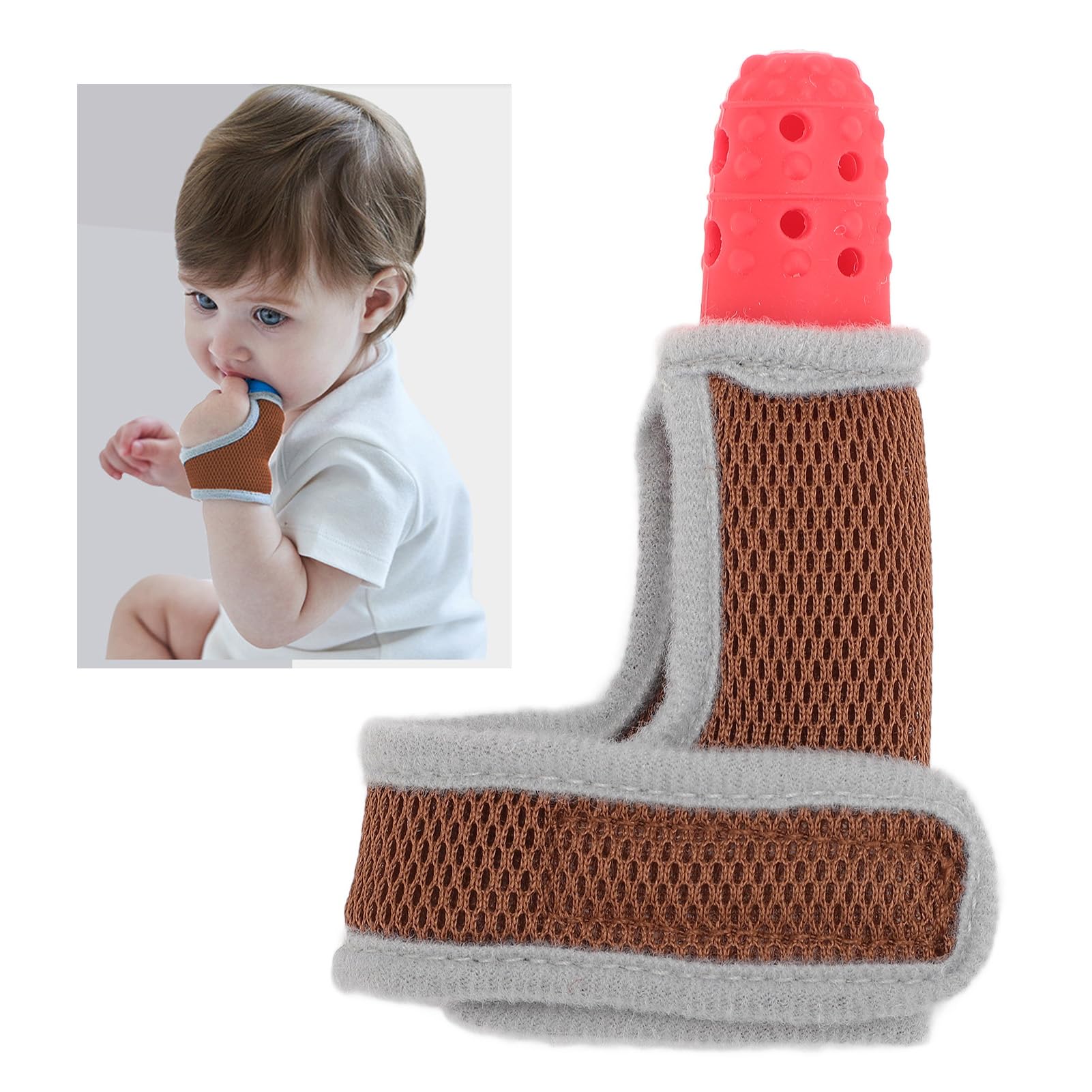 Teething Glove Silicone Thumb Guard to Stop - Image 2
