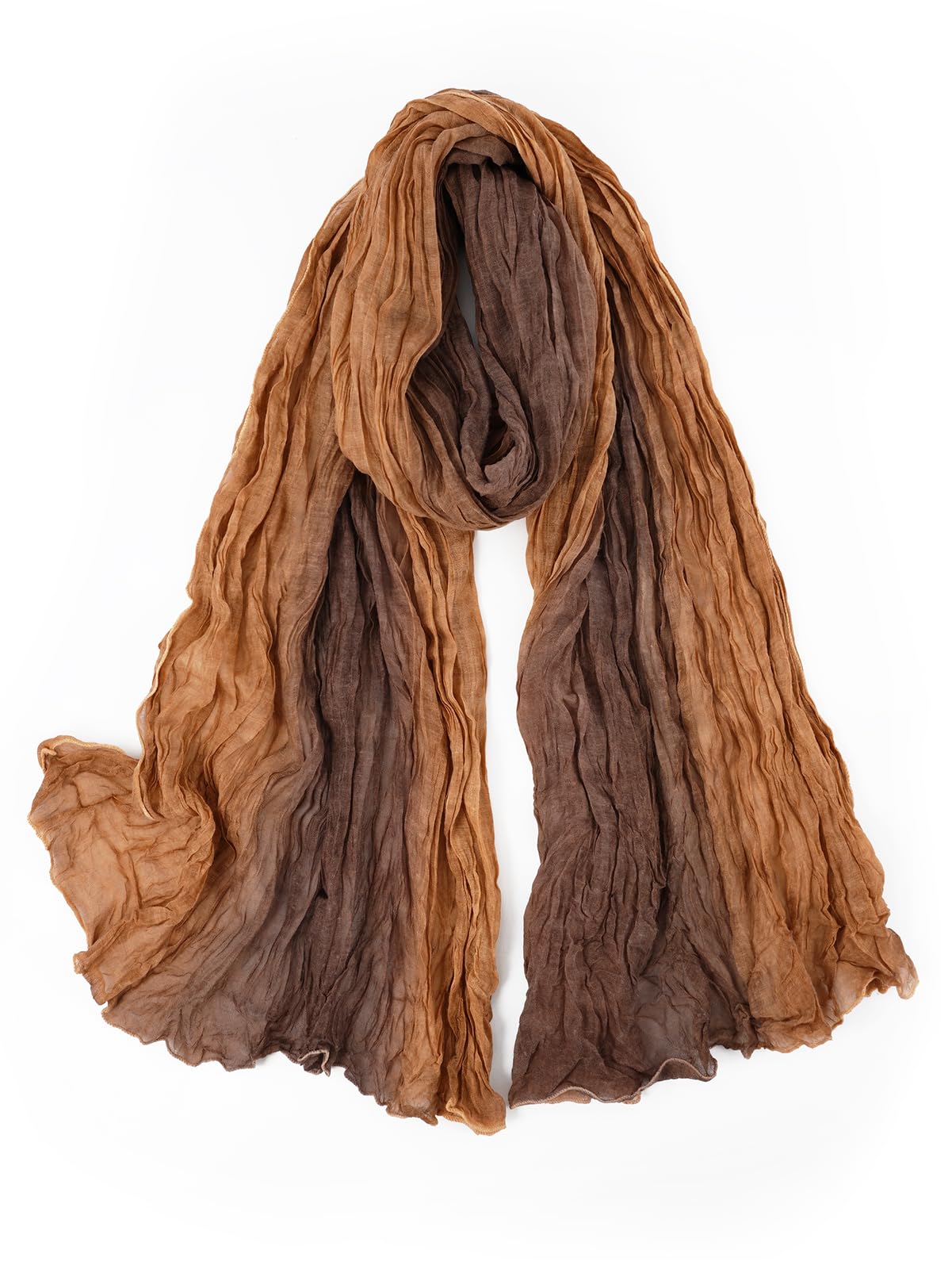 GERINLY Color Block Winter Scarf for Men Long Neck Wraps Shawl Urbanstyle Scarf Gift for Men