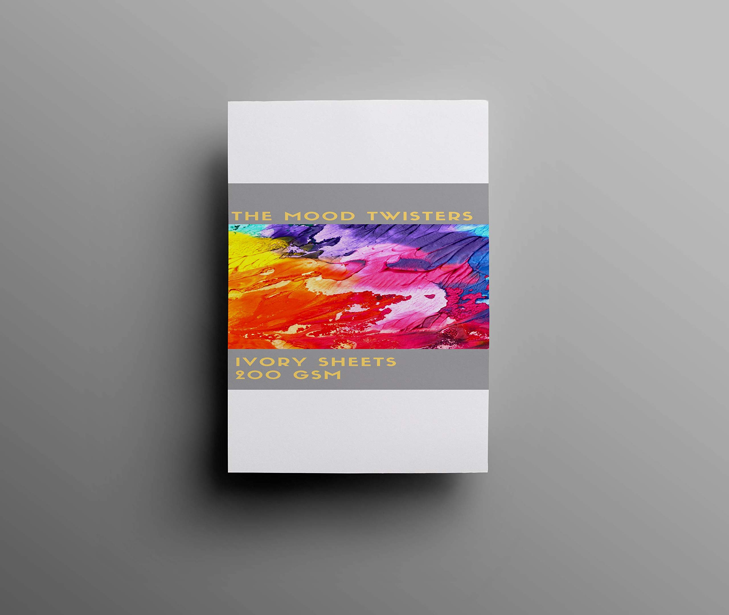 The Mood Twisters A3 Ivory Sheets – 200 GSM, Extra Thick & Super Smooth Finish – Perfect for Sketching, Drawing, School Assignments, and Office Work – Pack of 100 White Sheets (16.5 Inch x 11.75 Inch)