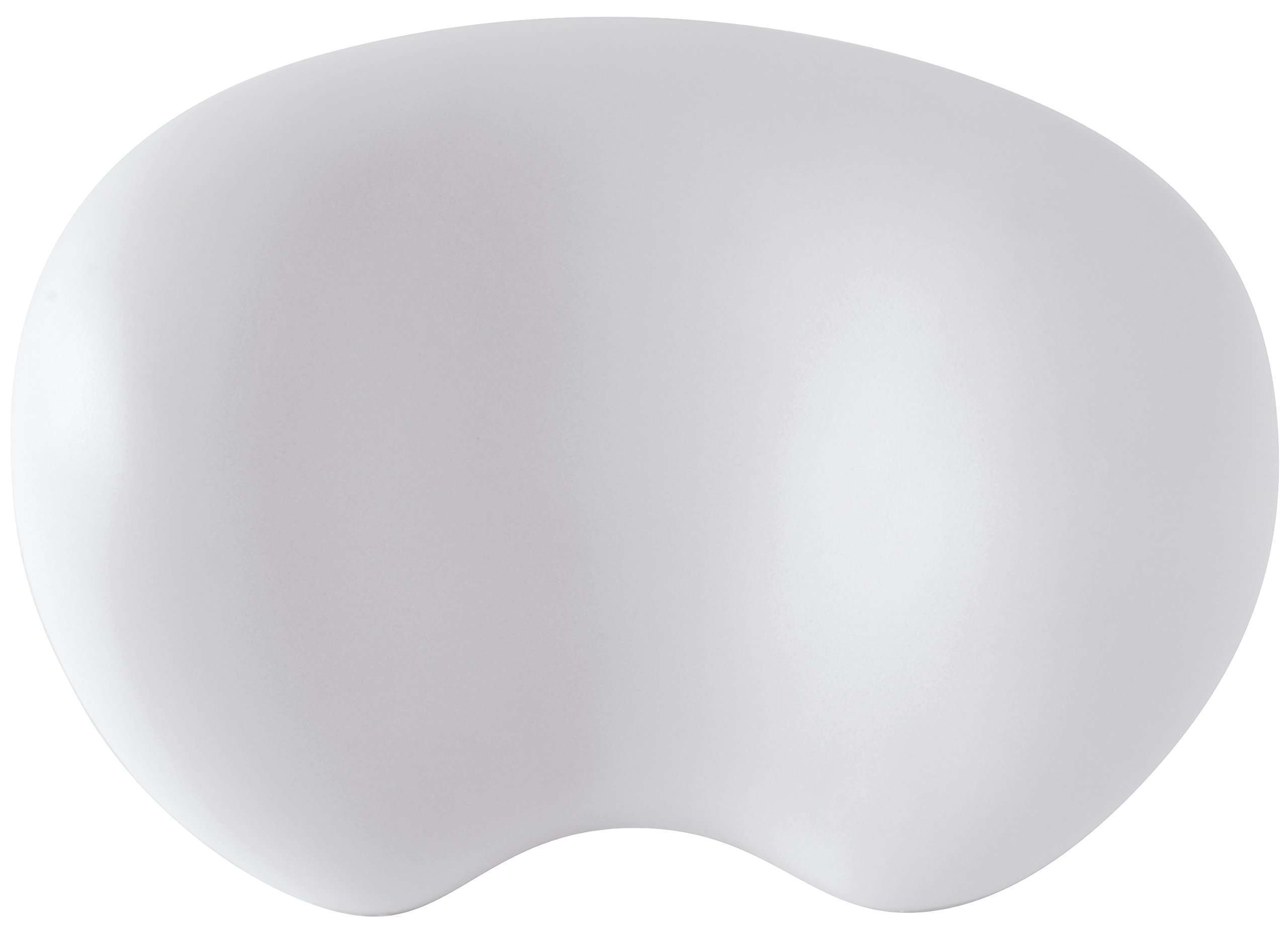 GelcoBean Polyurethane Bath Cushion, white, 22 x 28 x 8.5 cm