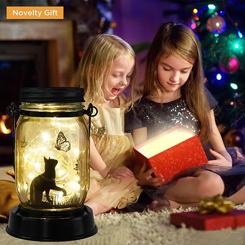 Miniatura 4 de Styleonme Linternas solares decorativas para exteriores, regalos para mamá, abuela, mujeres y todos, regalos de jardinería, luces solares de jardín