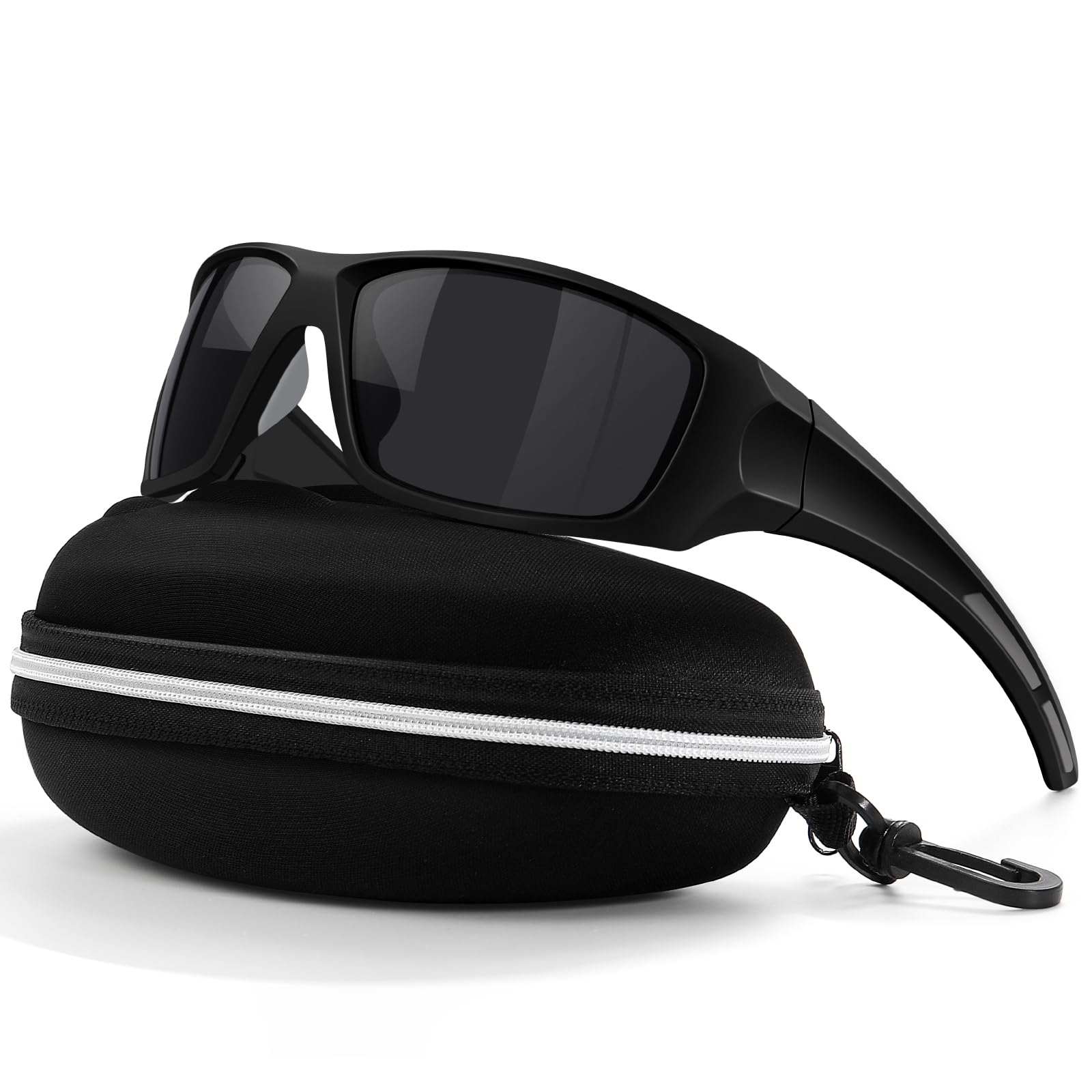 Gafas de sol polarizadas deportivas para hombre, UV400, envolventes, para pesca, conducción, correr, ciclismo, golf