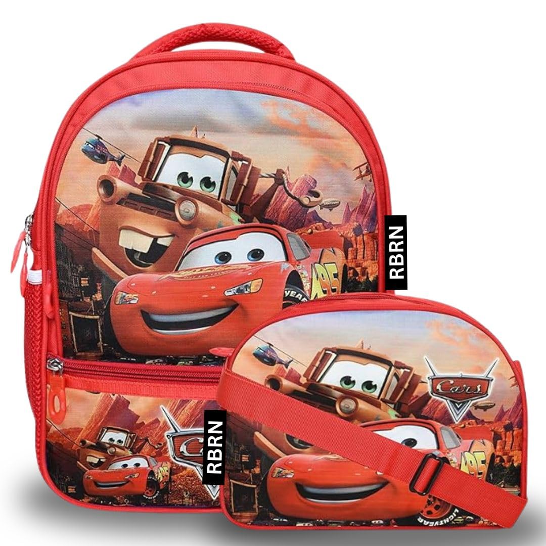 School Bag with lunch bag combo for Boys and Girls | Kids Bag with tiffin cover Ideal for Nursery - 1st Class Waterproof Backpack Bag for Travelling Sports for 5+ Years 15 Inches-image-18