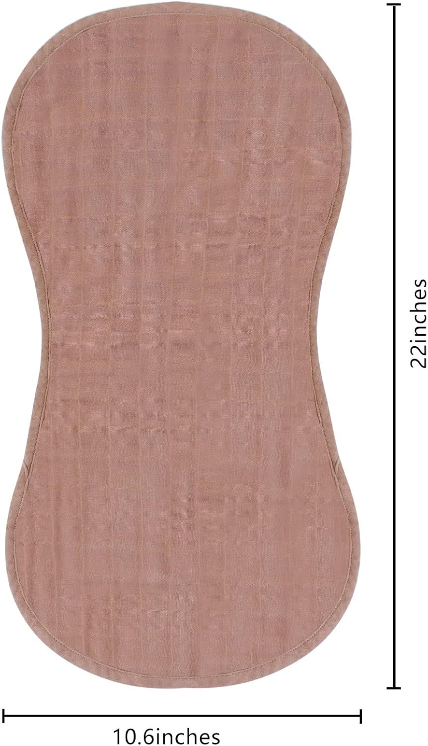 LifeTree Baby Girls Muslin Burp Cloths, 100% Organic Cotton, Muslin Washcloths, Face Towel, Burping Rags, Bibs for Newborn Boys Girls, Set of 2 (Solid /Flowers) : Baby