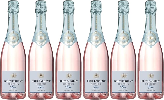 Brut Dargent Free Pinot Noir - Sparkling Rosé Wine Non-Alcoholic - France