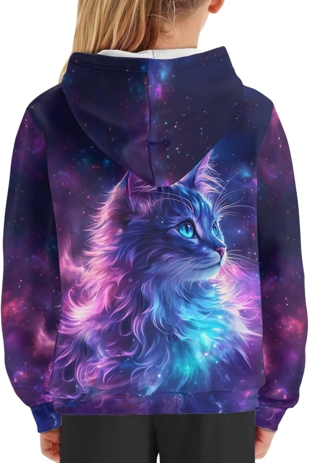 JEOCODY Cute Hoodies for Kids Trendy Hooded Sweatshirt with Pockets Long Sleeve Shirts Clothes for Boys Girls