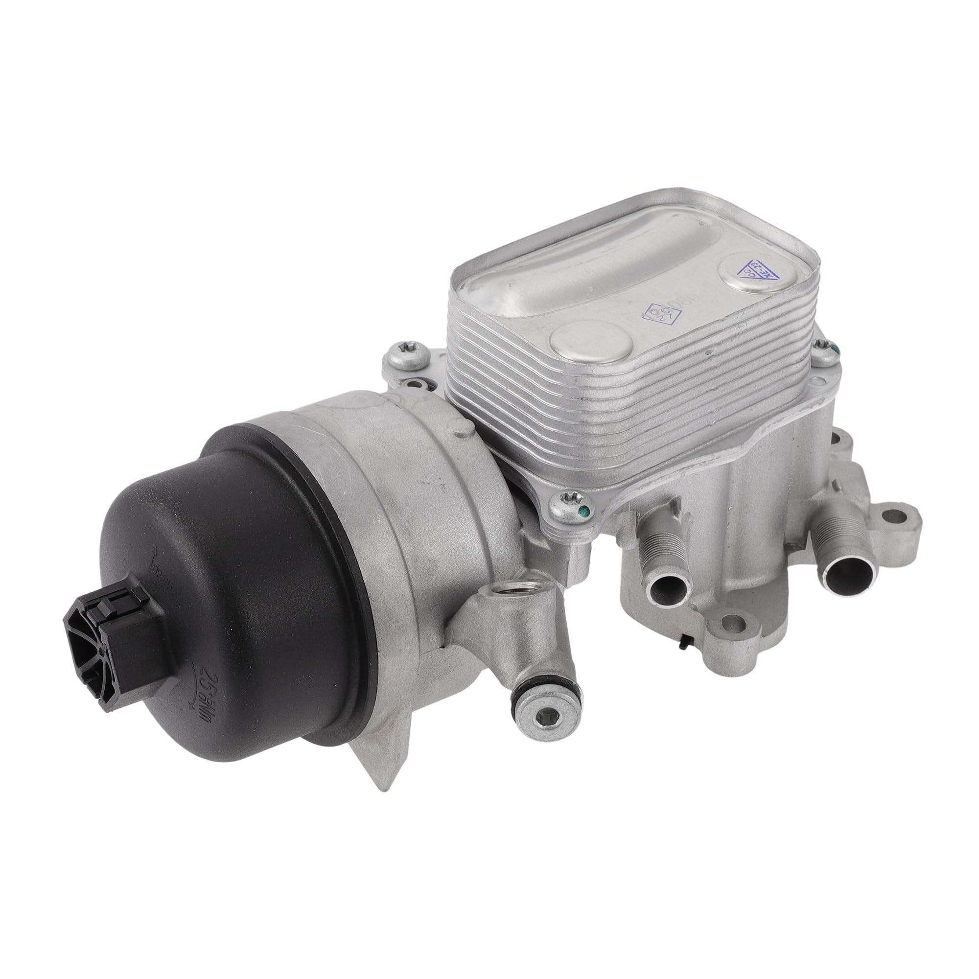 Base De Filtro De Aceite Del Motor No.11427552687 Con Juntas Tóricas Y Empaques Para Mini Cooper/Enfriador De Aceite Delantero/Actualizado En Aleación De Aluminio 1 Unidad