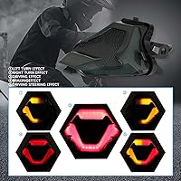 Vista 5 de JMTBNO Luz Trasera de Freno de Moto con Señales de Giro LED Compatible con Yamaha YZF R3 R25 Y15ZR MT07 FZ07 LC150