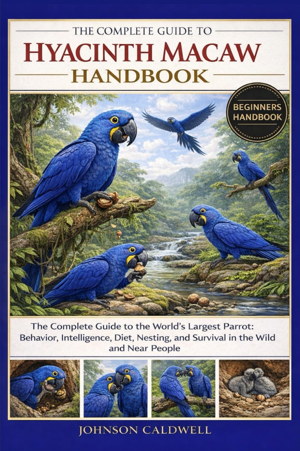 THE COMPLETE GUIDE TO HYACINTH MACAW HANDBOOK: The Complete Guide to the World’s Largest Parrot: Behavior, Intelligence, Diet, Nesting, and Survival in the Wild and Near People