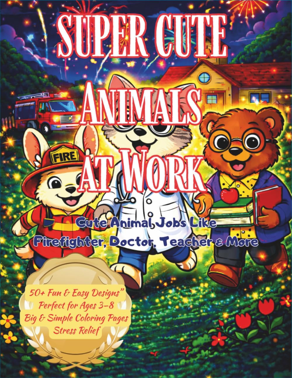 SUPER CUTE Animals at Work: Cute Animal Jobs Like Firefighter, Doctor, Teacher & More