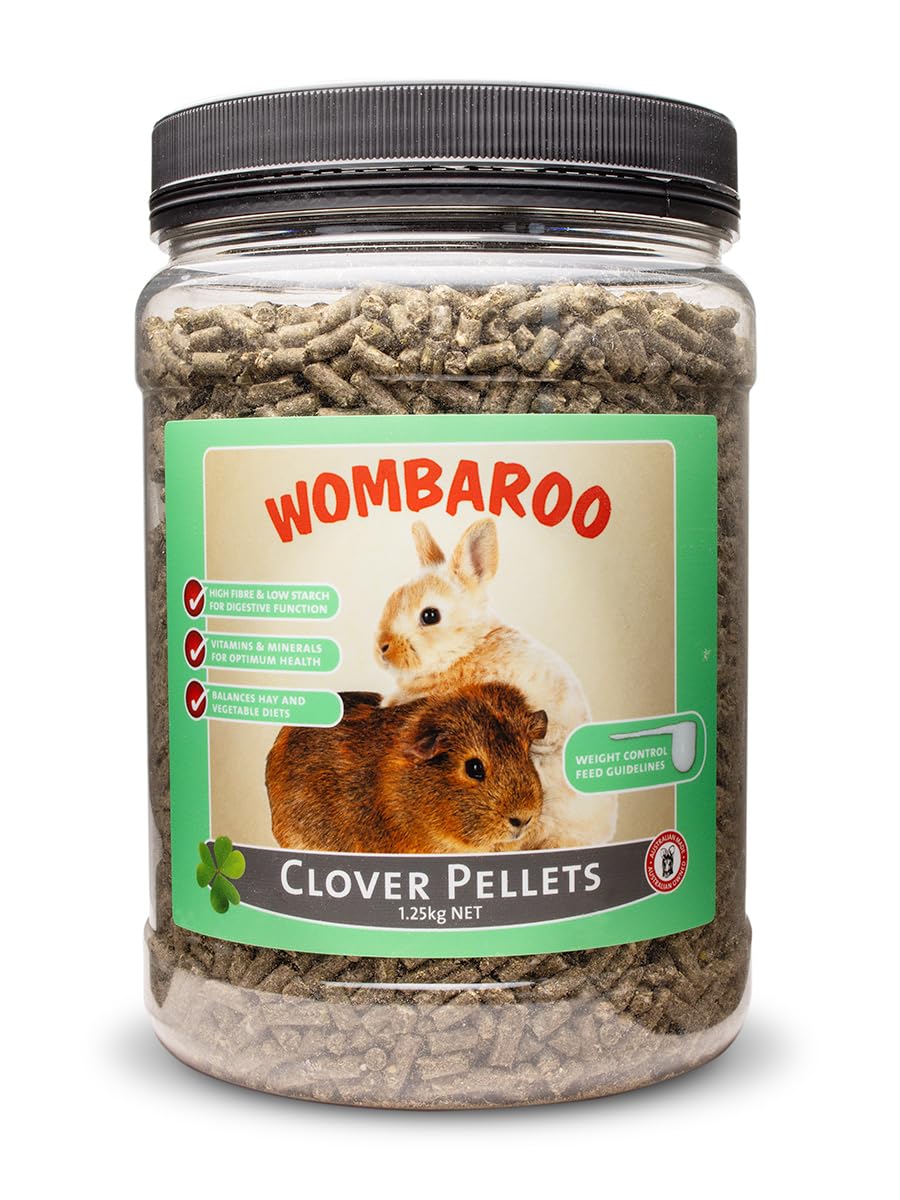 Wombaroo Clover Pellets for Rabbits and Guinea Pigs - 11 Pounds (5 Kgs)