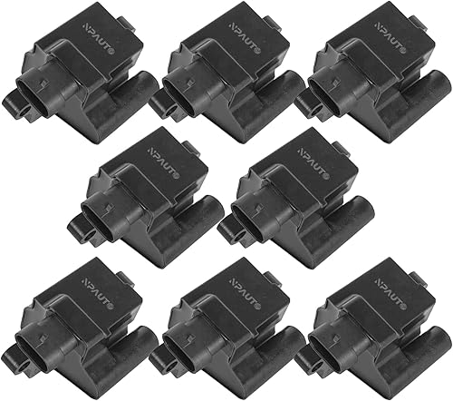 Paquete de bobinas de encendido cuadradas compatibles con Chevy Silverado 1500 2500 HD Suburban Avalanche Express GMC Sierra Yukon Savana Cadillac
