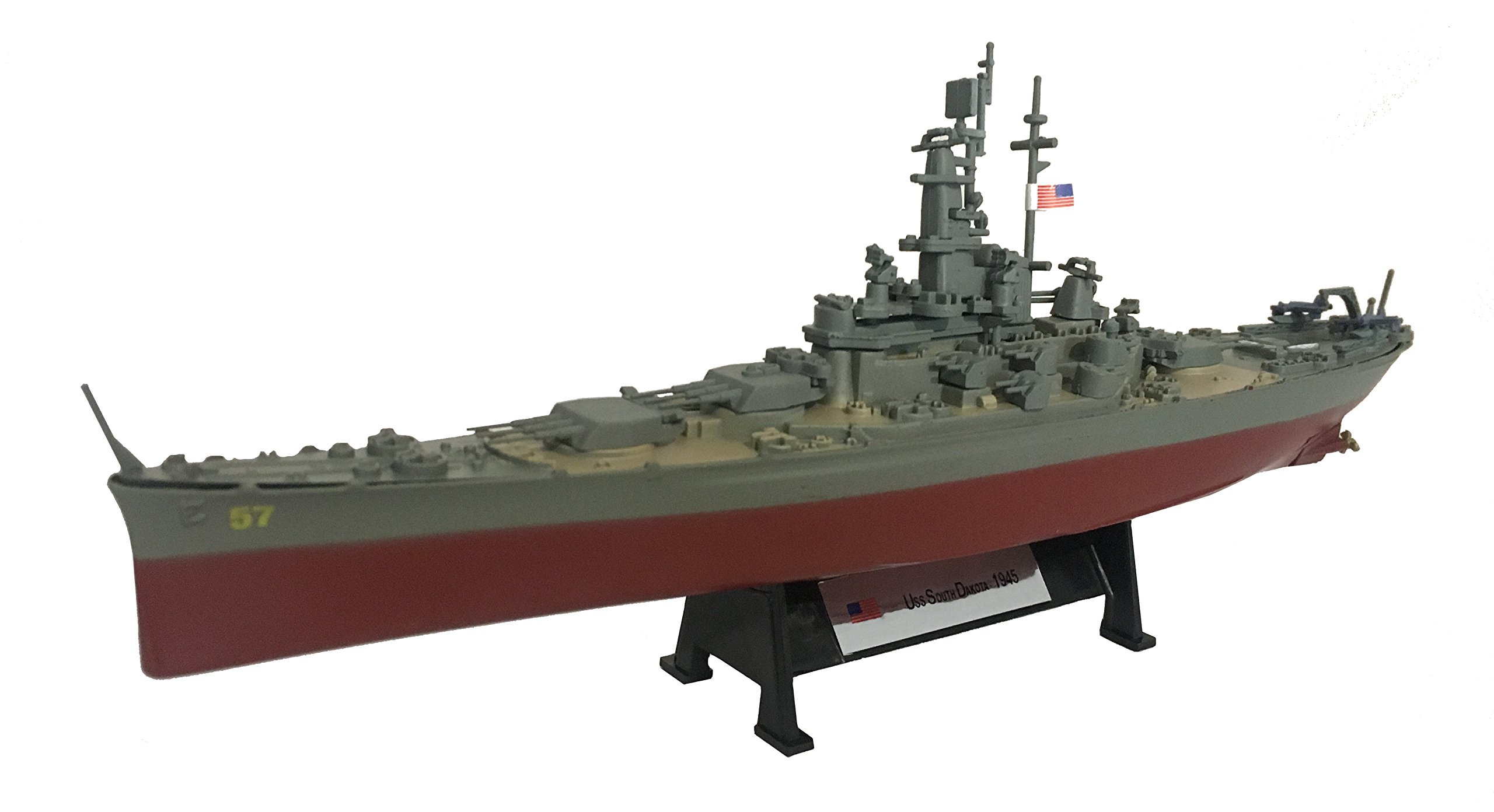 USS South Dakota 1945 - 1:1000 Ship Model (Amercom ST-9)