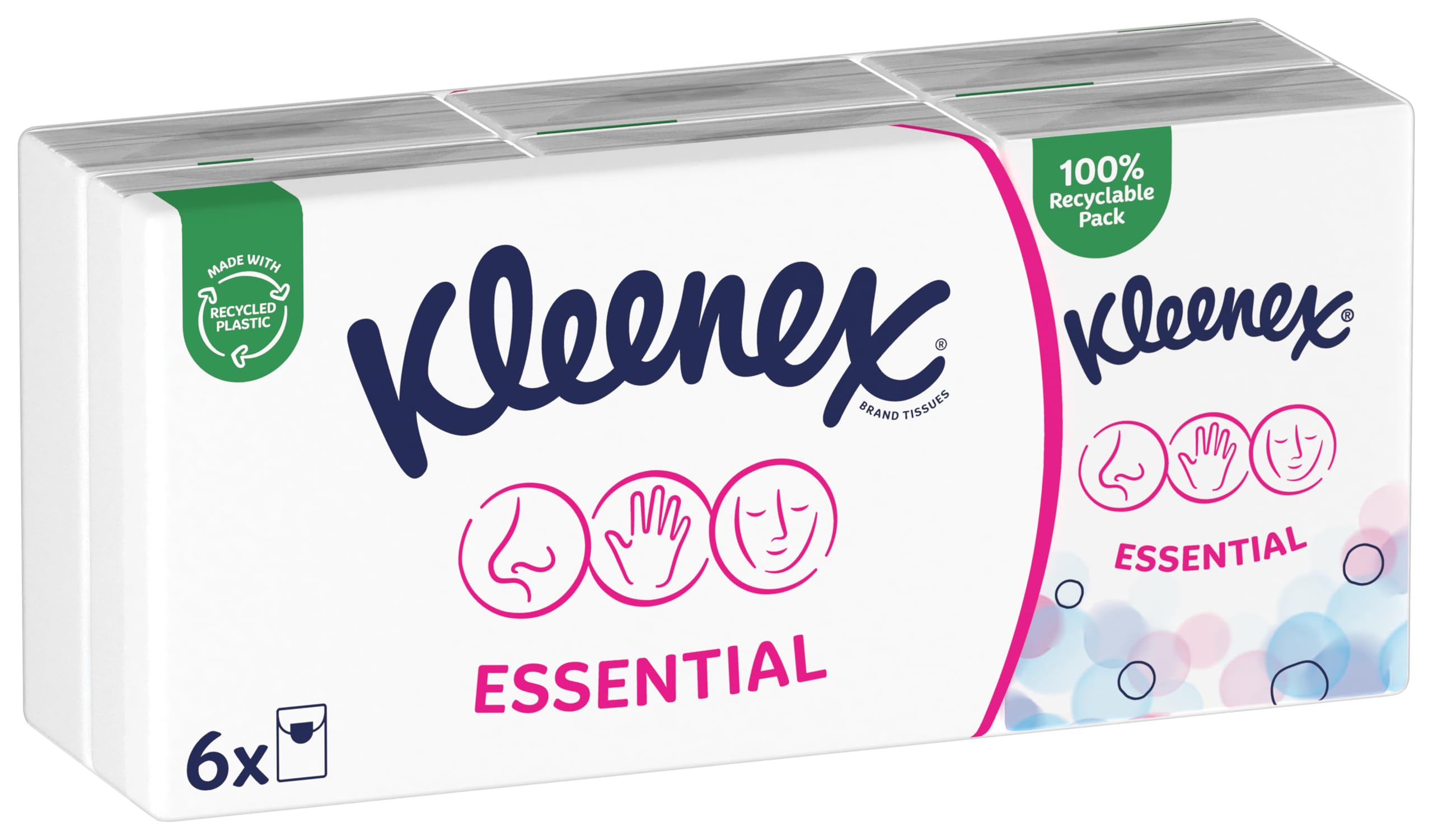 Mouchoirs Kleenex® Essential Étuis Mini P6 (x18)