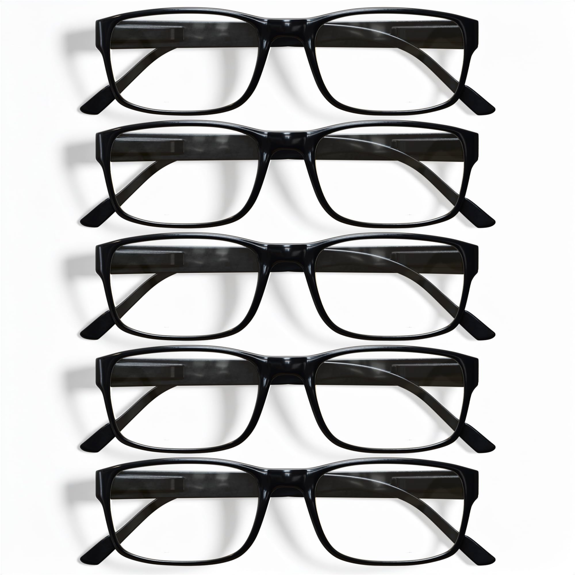 Gaoye Professional Reading Glasses for All Day - Computer Readers with Blue Light Protection - Value Pack