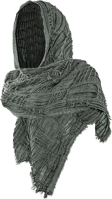 Halloween Hooded Cape Viking Costume,Medieval Hooded Cloak,Vintage Viking Clothing Accessories,Renaissance Accessories