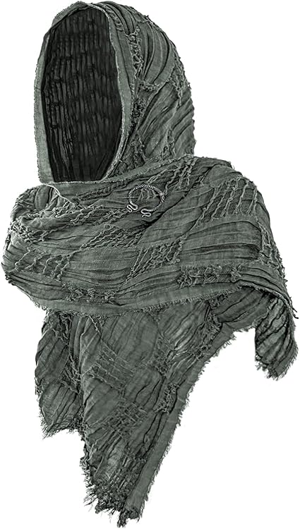 Halloween Hooded Cape Viking Costume,Medieval Hooded Cloak,Vintage Viking Clothing Accessories,Renaissance Accessories