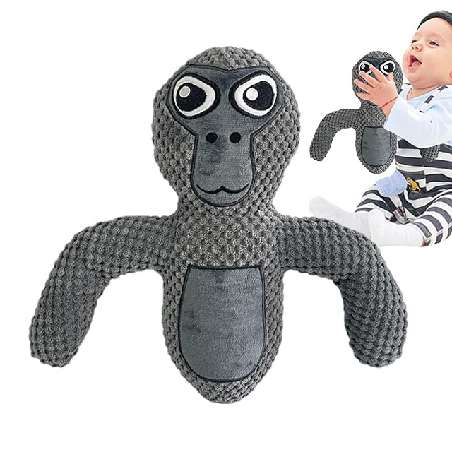 Foto 4 de 8 de Peluche Gorilla T-AG, Lindo Peluche Gorila De 9,8 Pulgadas, Peluche Sensorial Suave, Lindo Muñeco De Juego