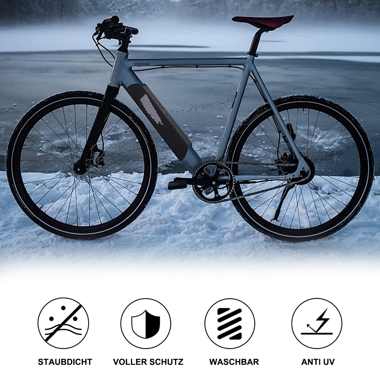 Copertura Protettiva In Neoprene Per Batteria E-Bike - Foto 5