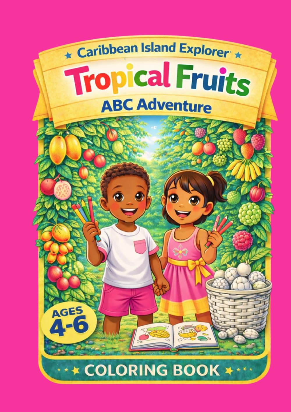 Caribbean Island Explorer Tropical Fruits ABC Adventure