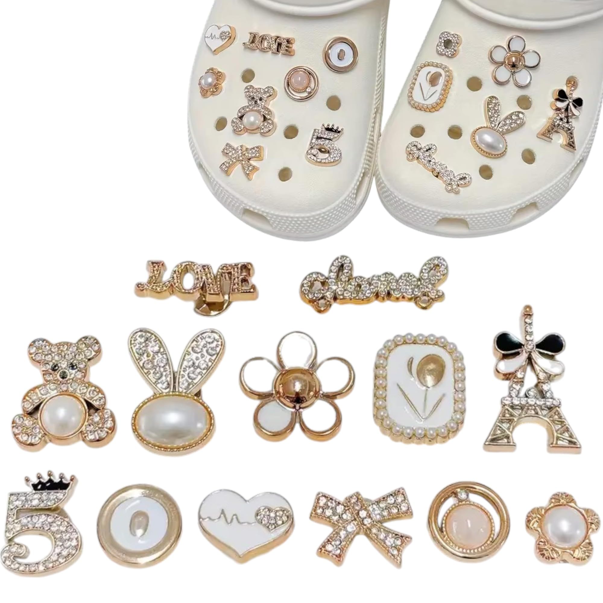 Amazon.co.jp: ホワイト ベア ラビット ハート リボン フラワー