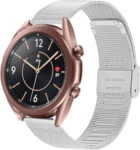 Miniatura 5 de Chofit Juego de bandas para Amazfit GTR 3GTR 3 ProGTR 2GTR 2eGTR 1.850 inZepp Z, 0.866 in, 2 unidades, correa de malla de acero inoxidable para