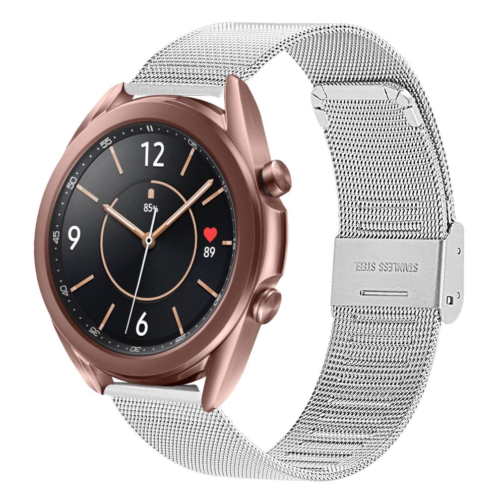 Chofit22mm Quick Release Watch Band Compatible with Michael KORS Access Gen 5 Bradshaw Mesh Adjustable Metal Strap Stainless Steel Buckle for Michael KORS Access Gen 5 Bradshaw