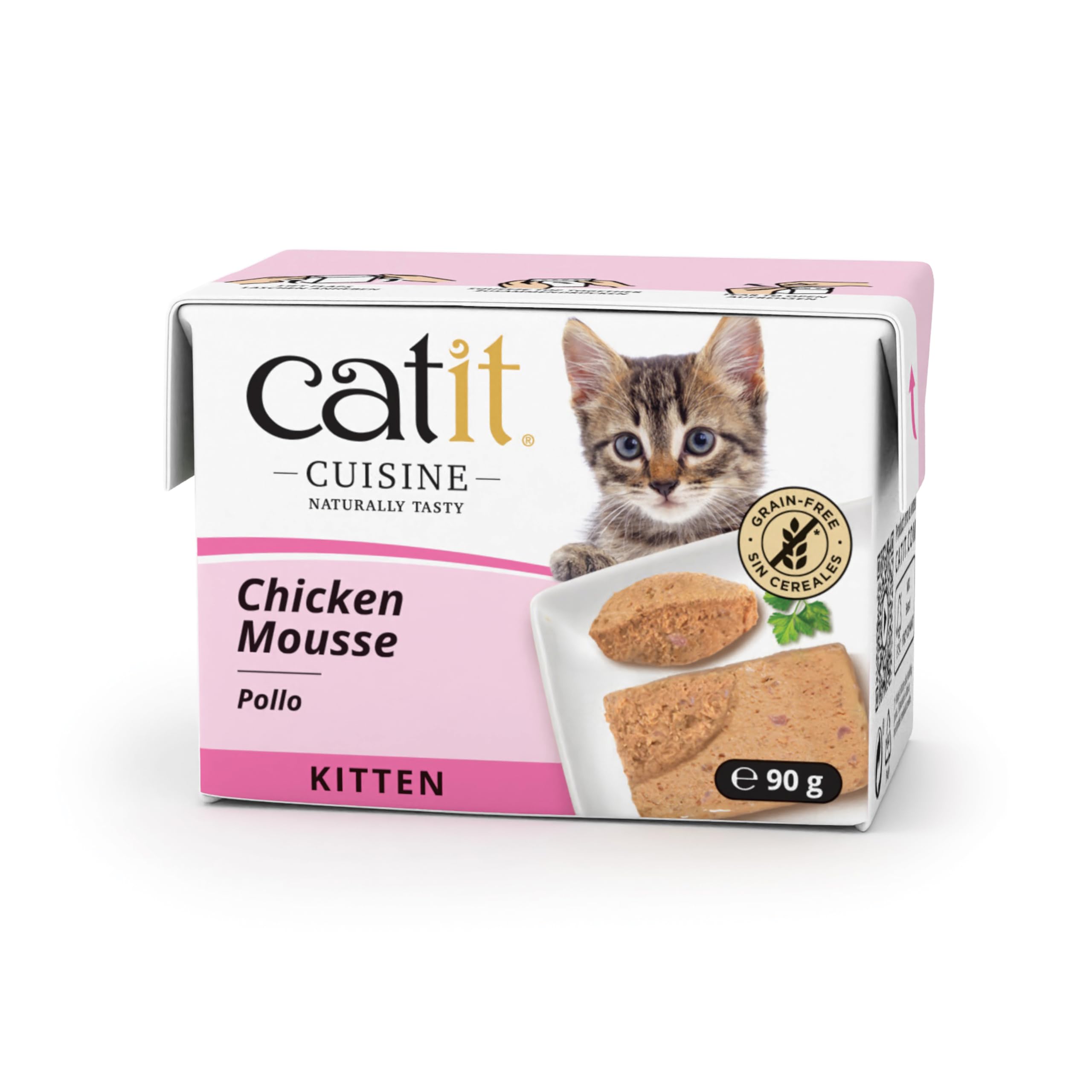 Catit Recipes Mousse de Pollo para Gatito Junior Cuisine Kitten, 90 g