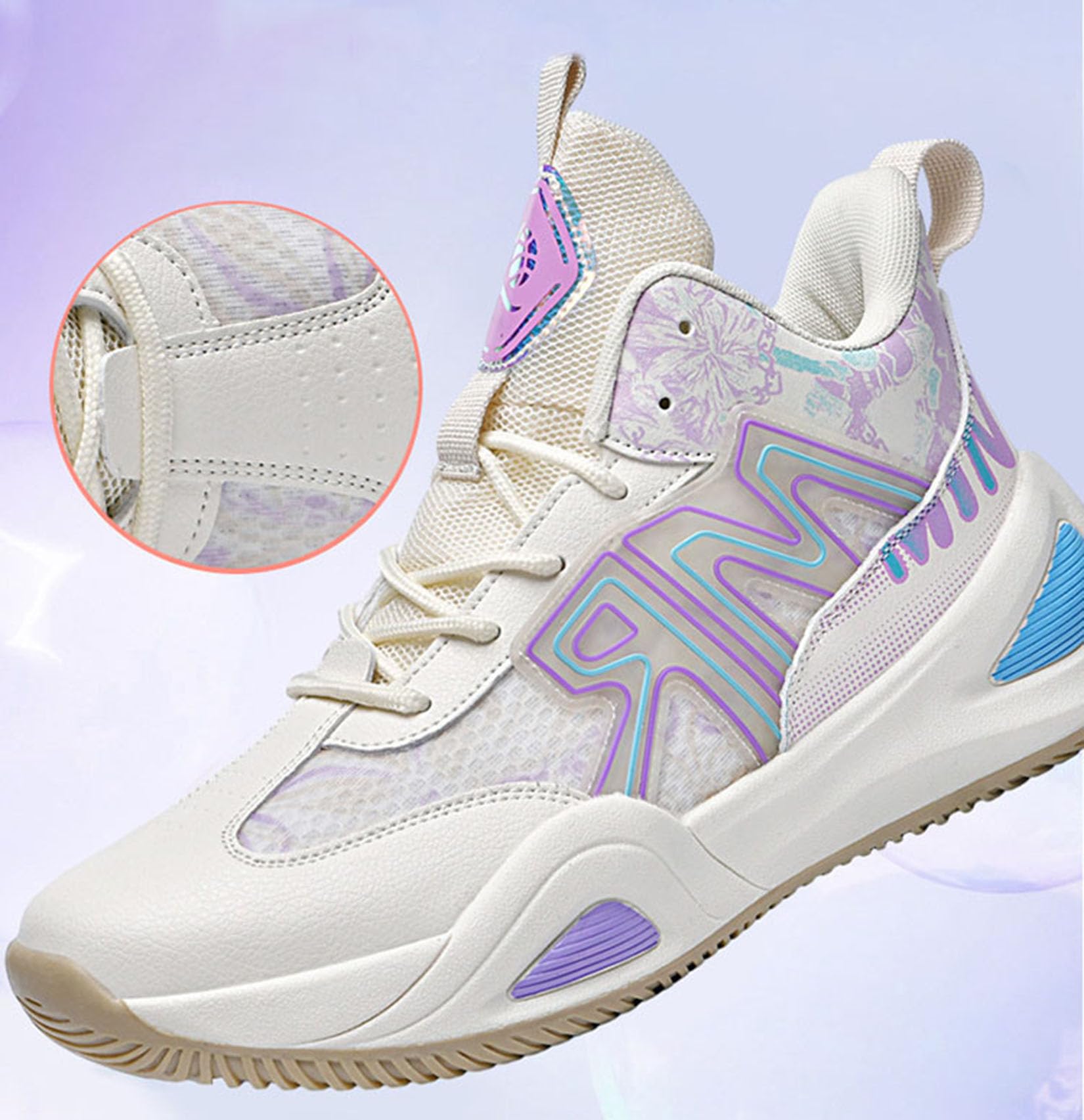 Zewnętrzne Buty Do Koszykówki Męskie Buty Sportowe Antypoślizgowe Do Koszykówki(45 EU, Q3)