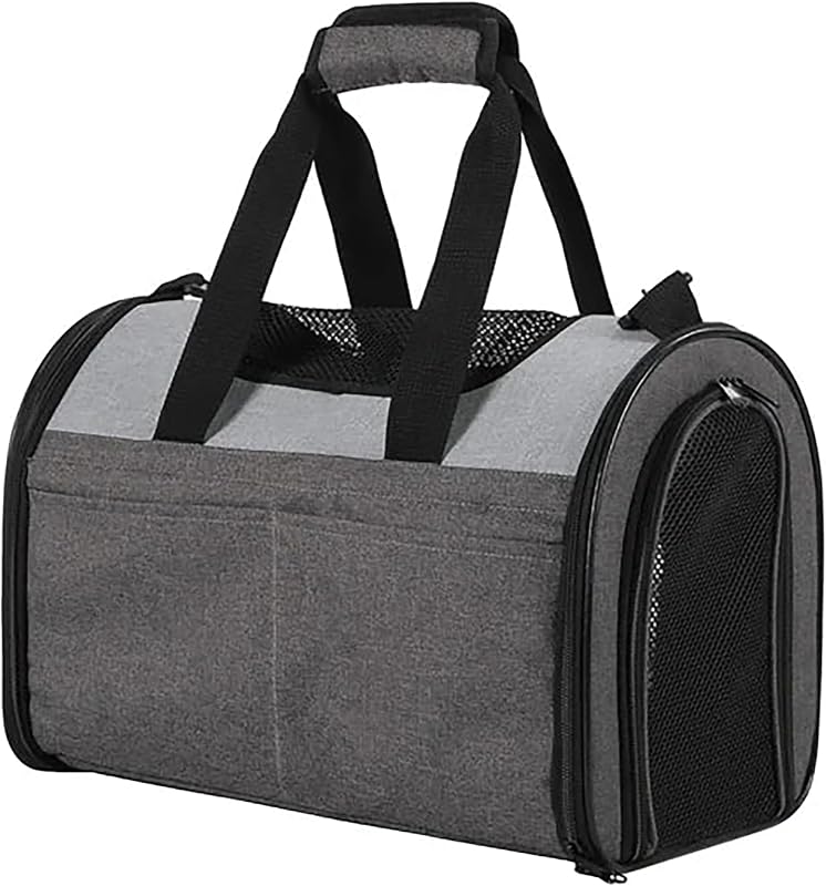Bolsa de Transporte para Gatos e Cães Pequenos JESPET com Laterais Macias e Alça Ajustável