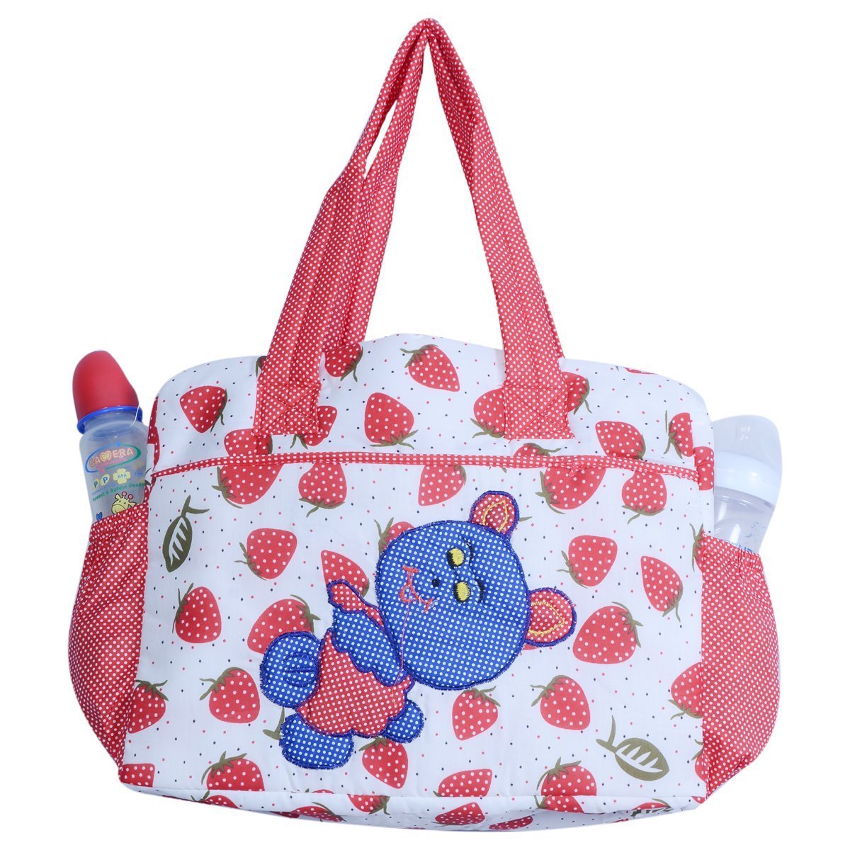 Love Baby Diaper Bag Multi-Utility Carry Bag/Transport Bag - DBB11 Red/Navy-picture-23