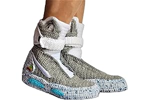 Back to the Future Marty McFly Cozy Crochet Air Mags Sneakers Slippers