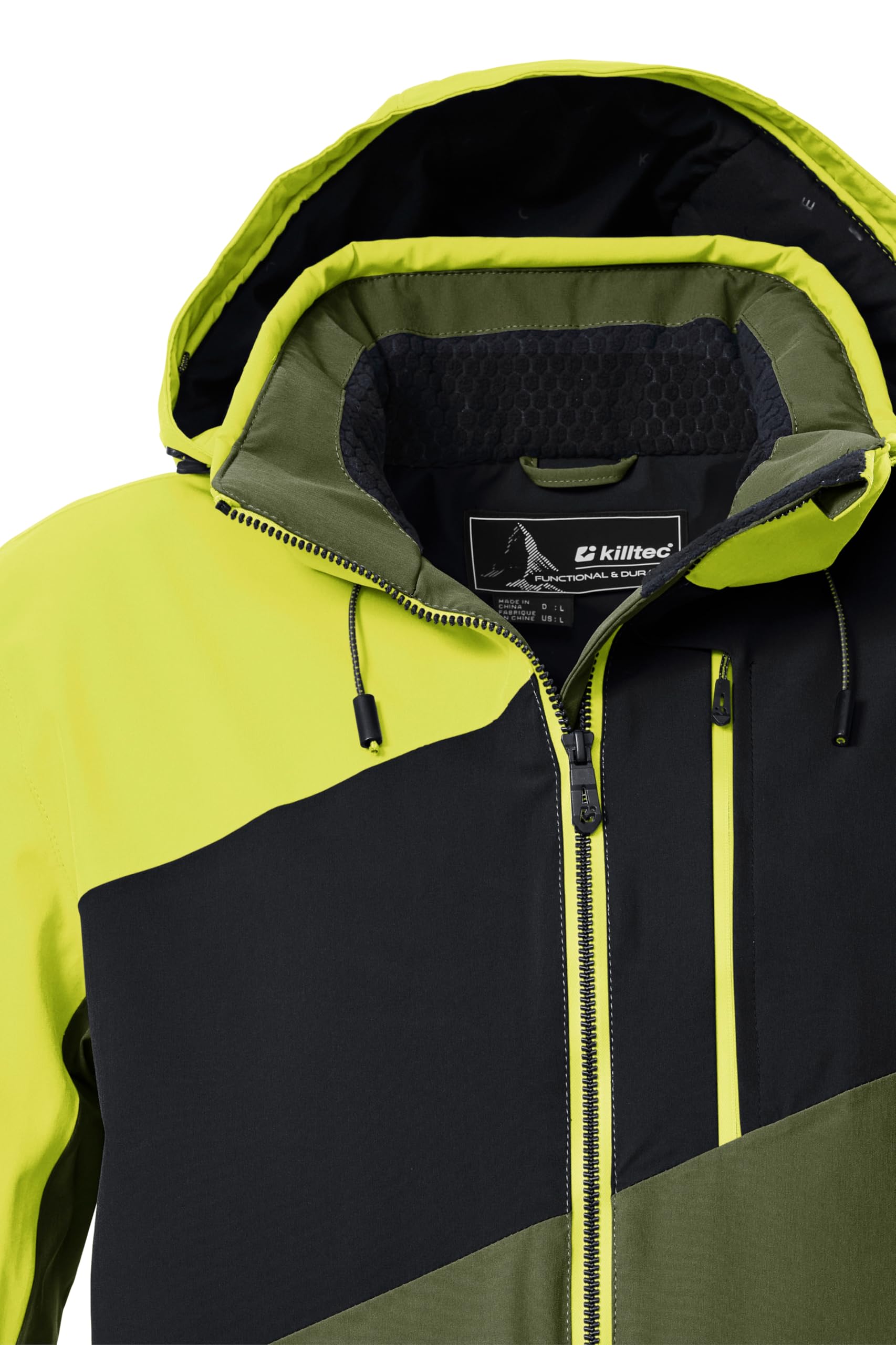 Killtec Kurtka outdoorowa/funkcjonalna z odpinanym kapturem i osłoną przeciwśnieżną Mężczyźni Ksw 32 Mn Ski Jckt