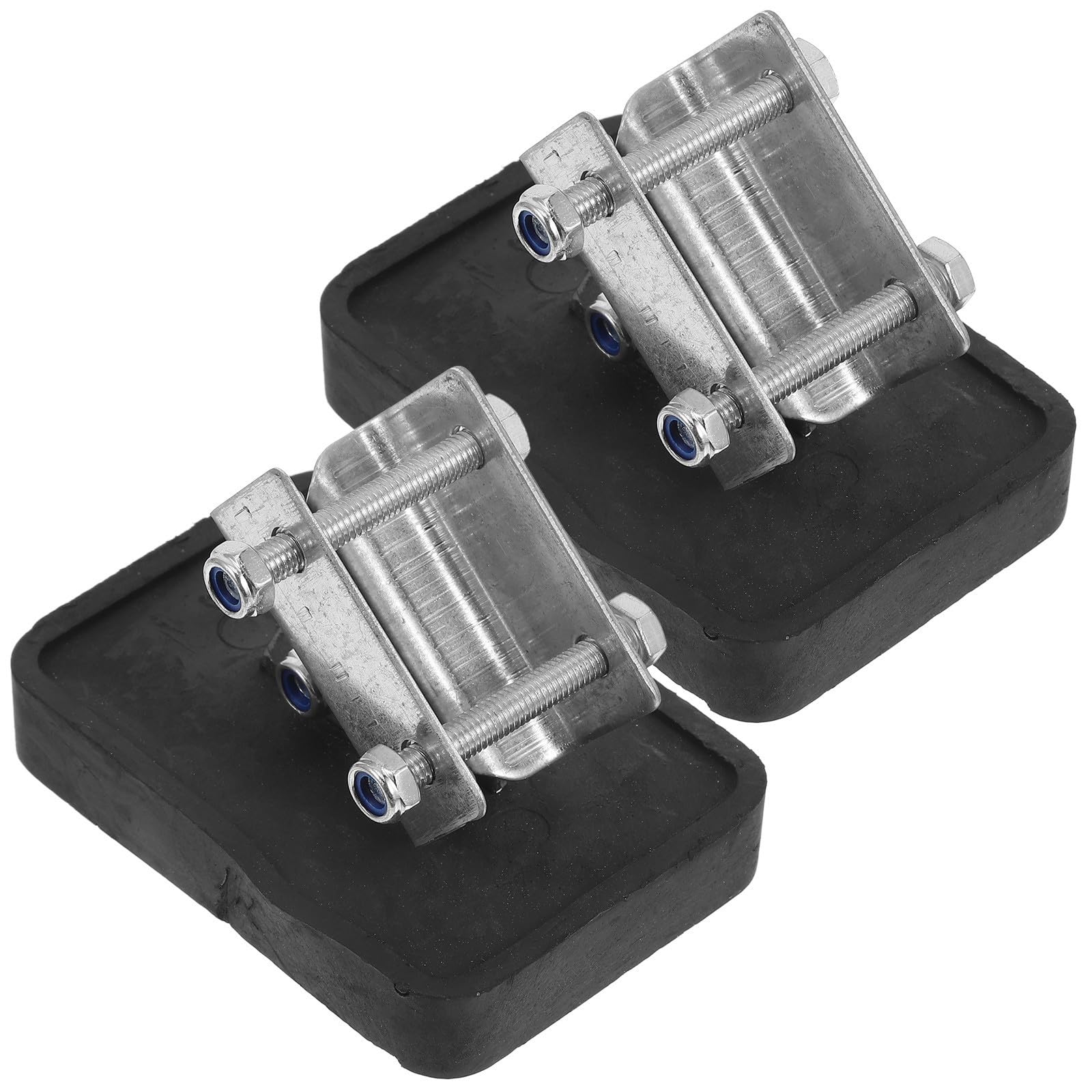 Cubiertas para pies de escalera FOMIYES de goma negra antideslizante para modelos plegables