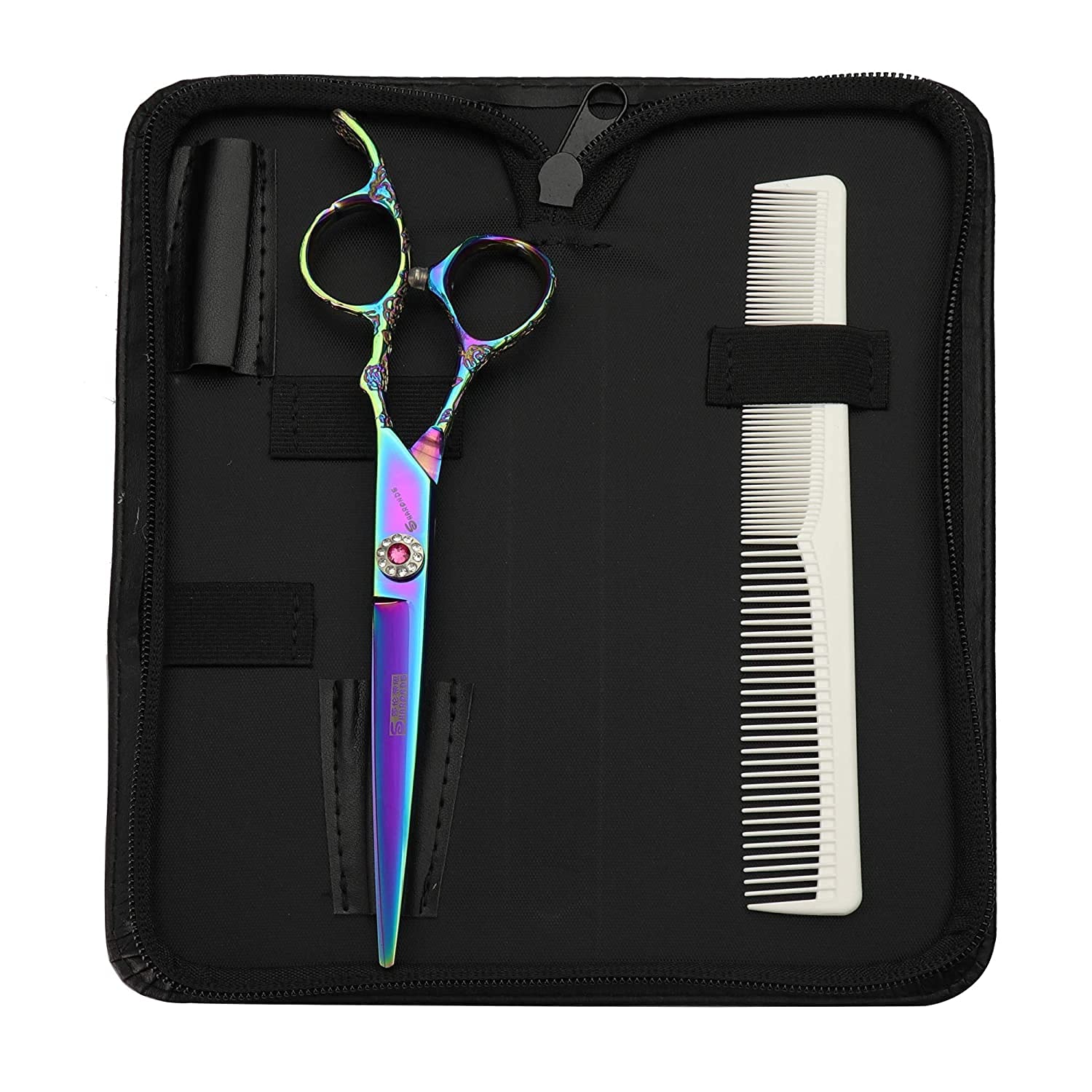 7 Inches Professional Hair Scissors,Japanese Stainless Steel Hair Cutting Scissors for Barber