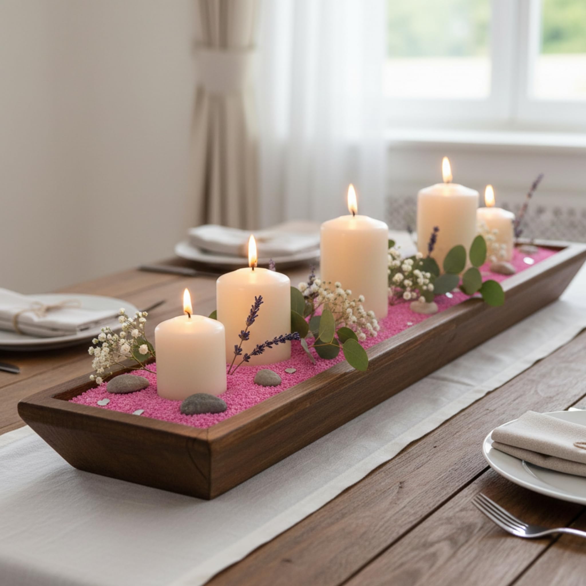 Sable décoratif argenté 10 kg – Pierres décoratives fines pour vases, verres, décoration de table et fleuriste