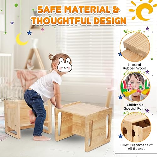 Miniatura 3 de Taburete Stpe de madera