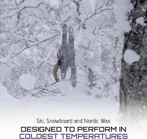 Miniatura 33 de ZUMWax - Cera de cerámica nórdica para esquí, snowboard y esquí, 4.94 oz, temperatura fría, duradera, sin PFAS. Fabricado con cerámica ecológica