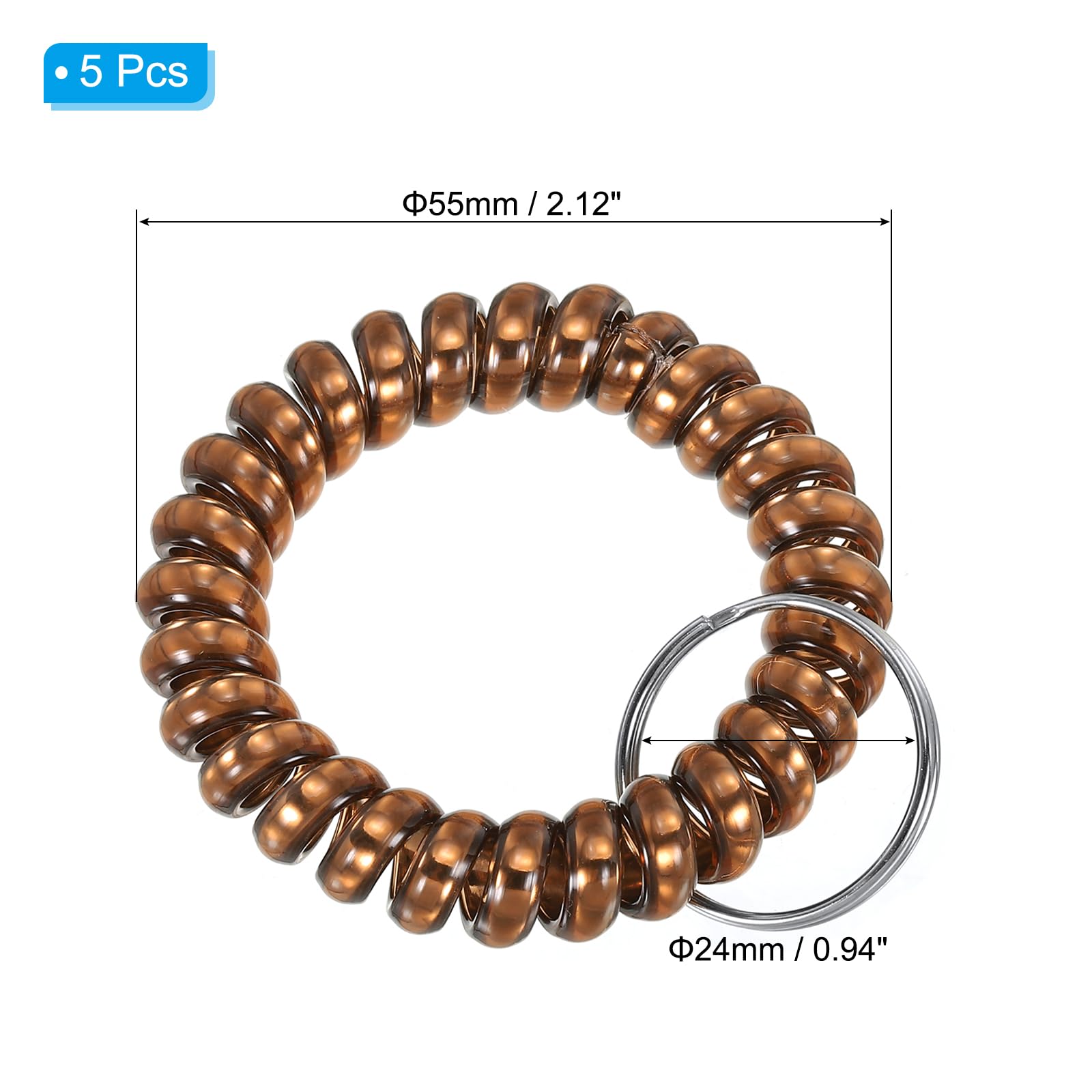 PATIKIL Stretchable Wristband Wristlet Keychain - Image 2