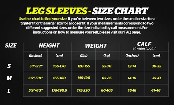 Storelli BodyShield Leg Sleeves, Compression Soccer Shin Guard Holders, Breathable, Sweat-Wicking, Impact Protection, 1 Pair