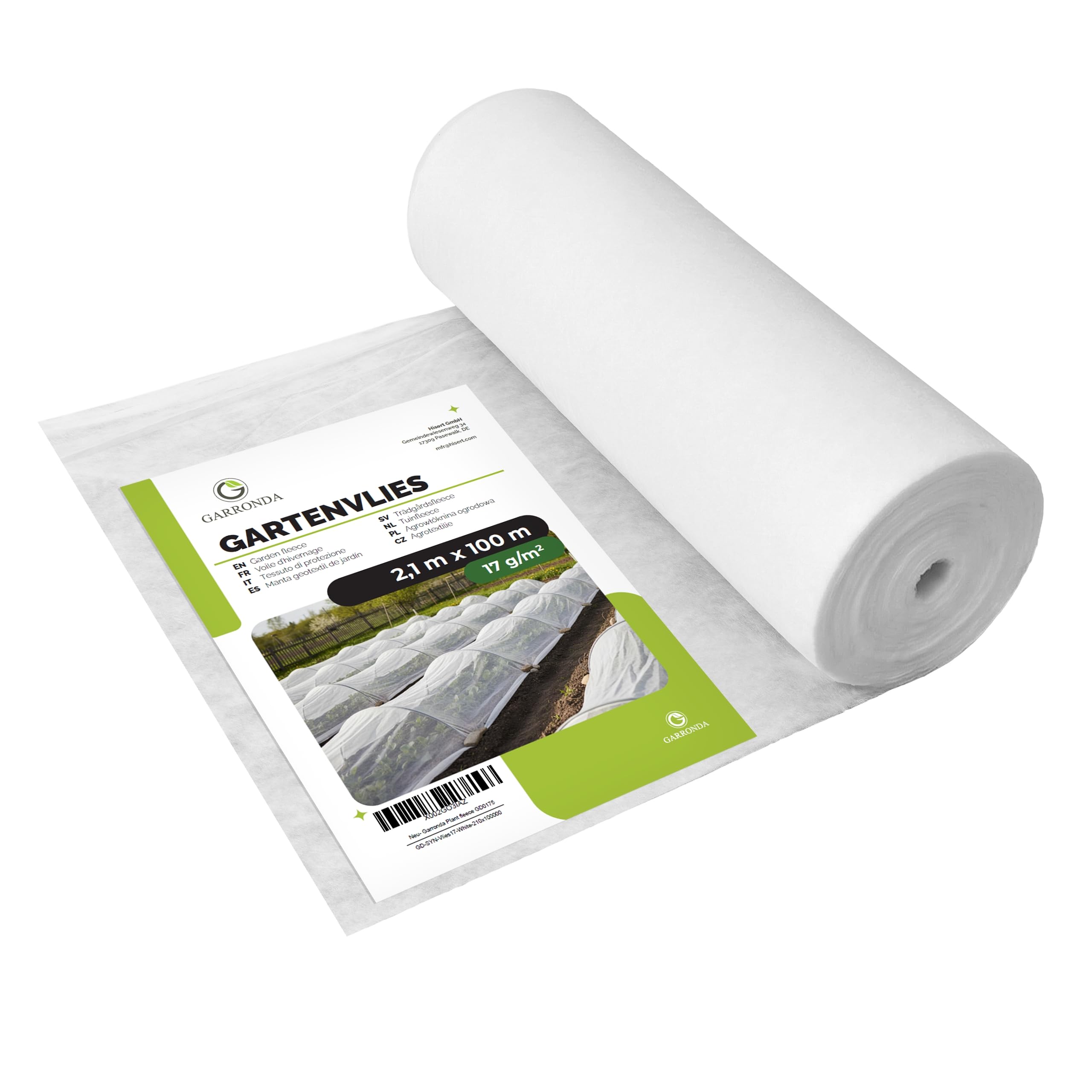 Garronda Manta Térmica para Plantas 2,1x100 m Antiheladas 17g/m² GD-0175