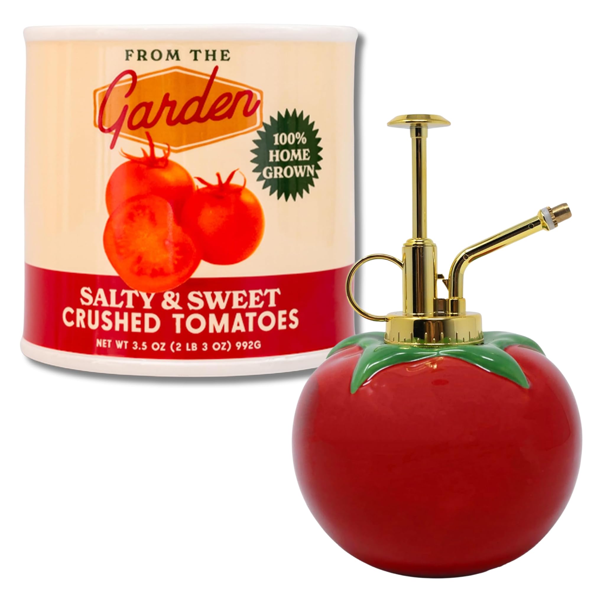 Amazon.com : ban.do Vintage Inspired Tomato Can Vase, Decorative