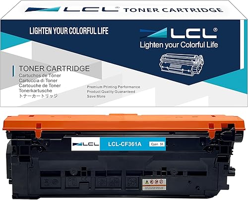 Miniatura 8 de LCL Cartucho de tóner amarillo 508A remanufacturado de repuesto para HP 508A CF362A para impresora Color Enterprise M553 M553dn M553n M553x MFP M577